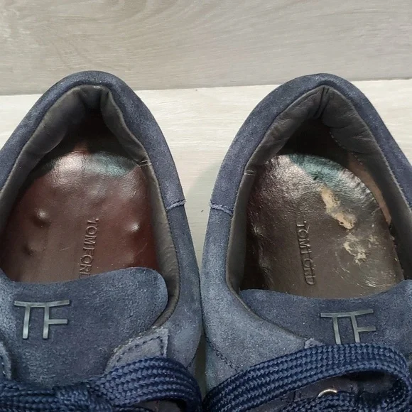 Tom Ford Mens Suede Sneakers Shoes sz 10